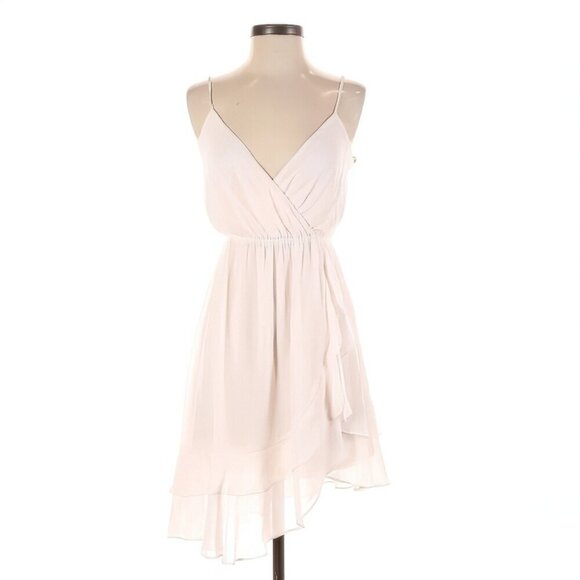 2/$30 Pink BCBG Date Dress Sleeveless flowy Midi Dress high Low Summer dress XXS - Picture 1 of 10